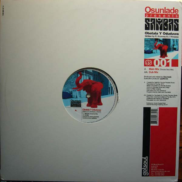 Bild Osunlade Presents Sambas - Obatala Y Oduduwa (12) Schallplatten Ankauf