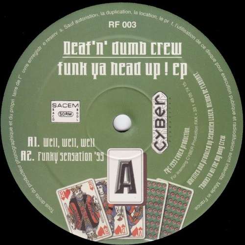 Cover Deaf'N' Dumb Crew* - Funk Ya Head Up ! EP (12, EP) Schallplatten Ankauf