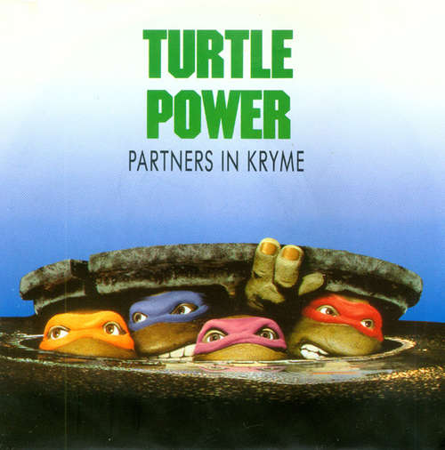 Cover Partners In Kryme - Turtle Power (7, Single) Schallplatten Ankauf