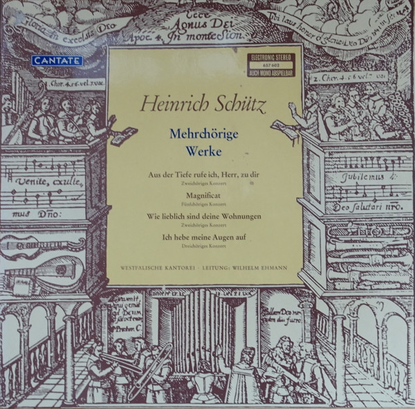 Cover Heinrich Schütz, Wilhelm Ehmann, Westfälische Kantorei - Mehrchörige Werke (LP) Schallplatten Ankauf