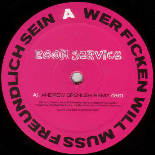 Cover Room Service (3) - Wer Ficken Will Muss Freundlich Sein (12) Schallplatten Ankauf