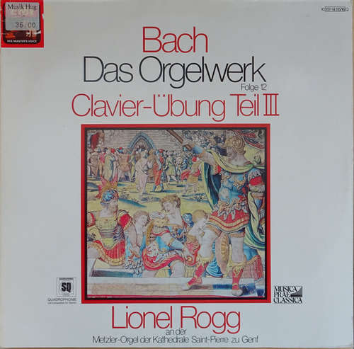 Cover Johann Sebastian Bach, Lionel Rogg - Das Orgelwerk Folge 12 - Clavier-Übungen Teil III (2xLP) Schallplatten Ankauf
