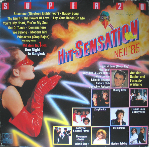 Cover Various - Super 20 - Hit-Sensation Neu '85 (LP, Comp) Schallplatten Ankauf