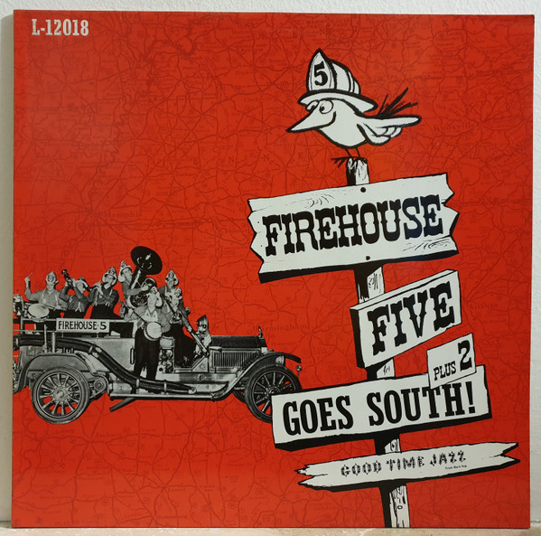 Cover Firehouse Five Plus Two - Firehouse Five Plus Two Goes South! (LP, Album, RE) Schallplatten Ankauf