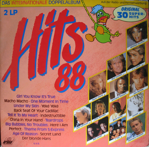 Cover Various - Hits '88 - Das Internationale Doppelalbum (2xLP, Comp) Schallplatten Ankauf