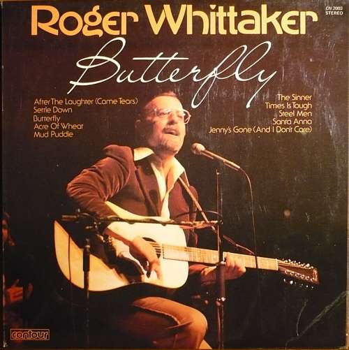Cover Roger Whittaker - Butterfly (LP, RE, Red) Schallplatten Ankauf