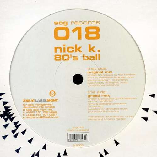 Cover Nick K.* - 80s Ball (12) Schallplatten Ankauf