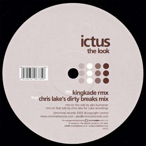 Cover Ictus - The Look (12) Schallplatten Ankauf