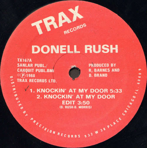 Cover Donell Rush* - Knockin' At My Door (12) Schallplatten Ankauf