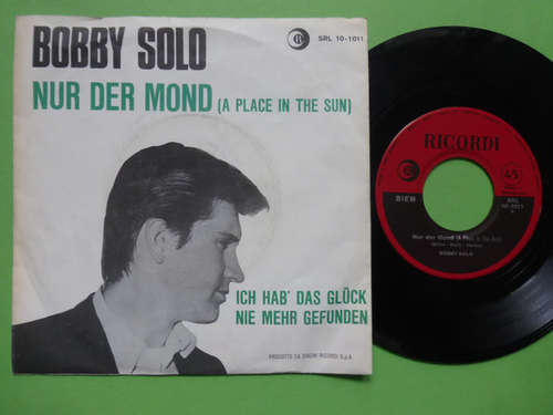 Cover Bobby Solo - Nur Der Mond (7) Schallplatten Ankauf