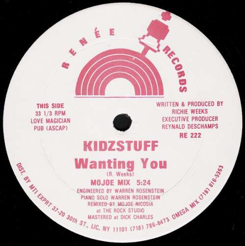Cover Kidzstuff - Wanting You (12) Schallplatten Ankauf