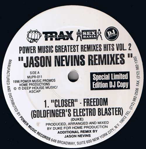 Cover Freedom / Erotic Moments - Closer / Touch Me (Jason Nevins Remixes) (12, Comp, Ltd, Promo) Schallplatten Ankauf
