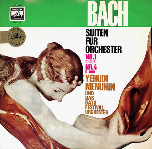 Cover Johann Sebastian Bach, Yehudi Menuhin, Bath Festival Orchestra - Suiten Für Orchester Nr.1 C-dur, Nr.4 D-dur (LP, Album) Schallplatten Ankauf