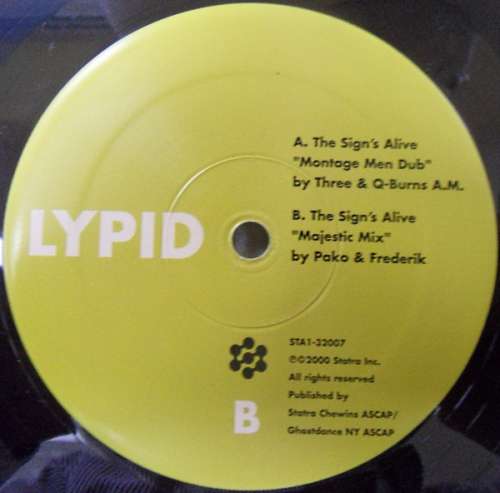 Cover Lypid - The Sign's Alive (Remixes) (12) Schallplatten Ankauf
