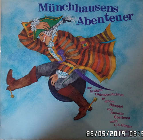 Cover Gottfried August Bürger, Annette Überhorst - Münchhausens Abenteuer (LP) Schallplatten Ankauf