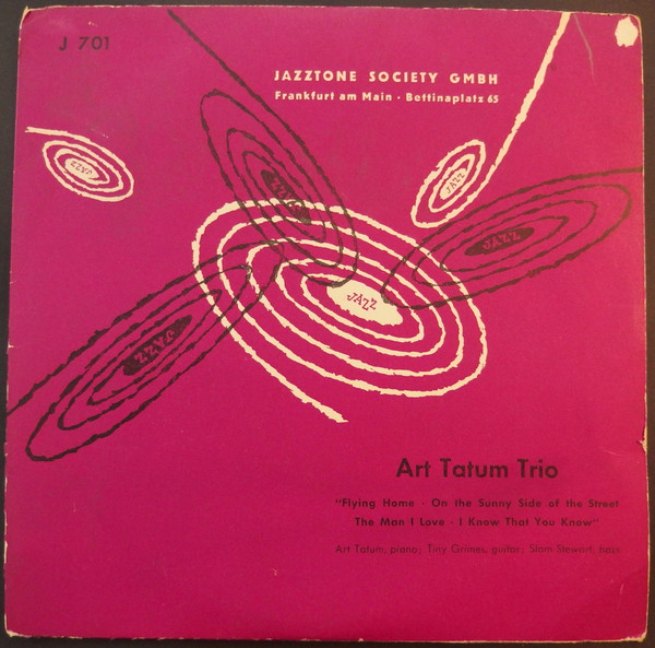 Cover Art Tatum Trio - Art Tatum Trio (7, EP, RE, Blu) Schallplatten Ankauf