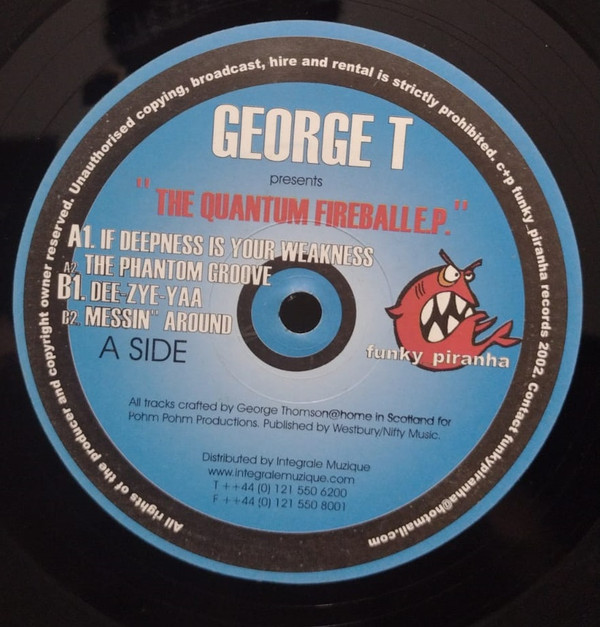 Cover George T - The Quantum Fireball E.P. (12, EP) Schallplatten Ankauf