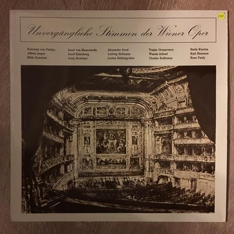 Bild Various - Unvergängliche Stimmen Der Wiener Oper II (LP, Comp, Mono) Schallplatten Ankauf