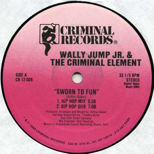 Cover Wally Jump Jr. & The Criminal Element* - Sworn To Fun (12) Schallplatten Ankauf