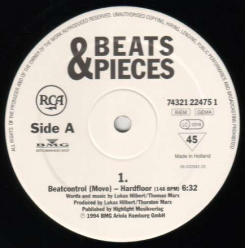 Bild Beats & Pieces - Beatcontrol (Move) (12, Maxi) Schallplatten Ankauf