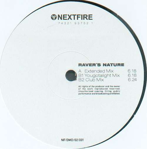 Cover Raver's Nature - Hands Up Ravers 2002 (12) Schallplatten Ankauf