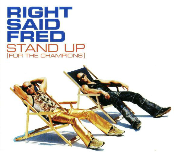 Cover Right Said Fred - Stand Up (For The Champions) (CD, Maxi, Copy Prot.) Schallplatten Ankauf