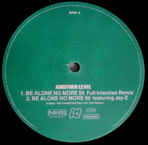 Cover Another Level - Be Alone No More '99 (12, Promo) Schallplatten Ankauf