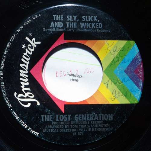 Cover The Sly, Slick, And The Wicked / You're So Young But You're So True Schallplatten Ankauf