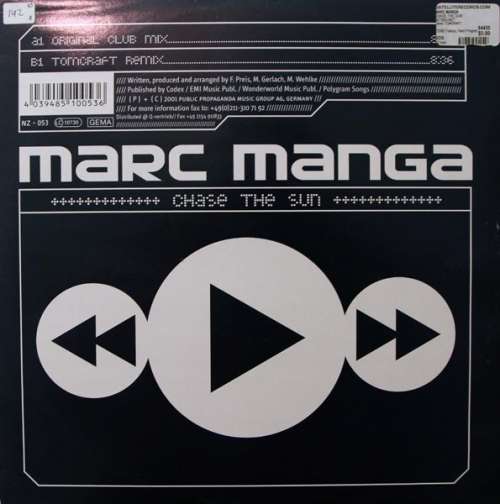 Cover Marc Manga - Chase The Sun (12) Schallplatten Ankauf