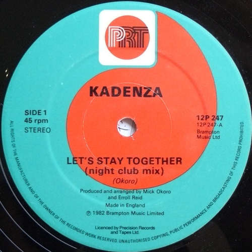 Cover Kadenza - Let's Stay Together (12, Single) Schallplatten Ankauf