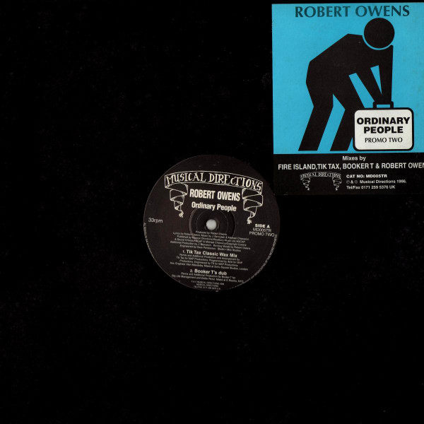 Cover Robert Owens - Ordinary People (Promo Two) (12, Promo) Schallplatten Ankauf