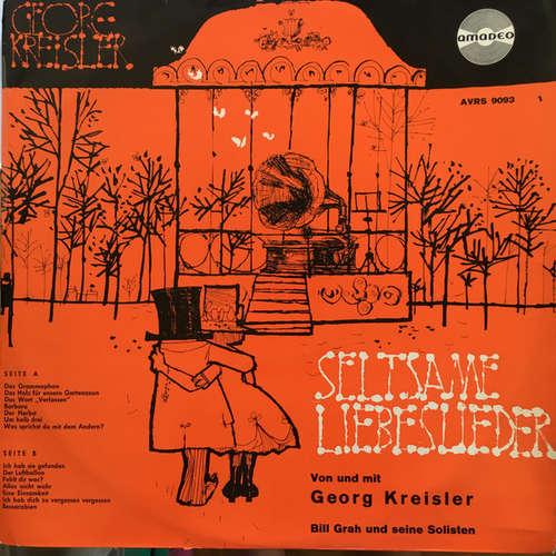 Cover Georg Kreisler - Seltsame Liebeslieder (LP, Album, Mono) Schallplatten Ankauf