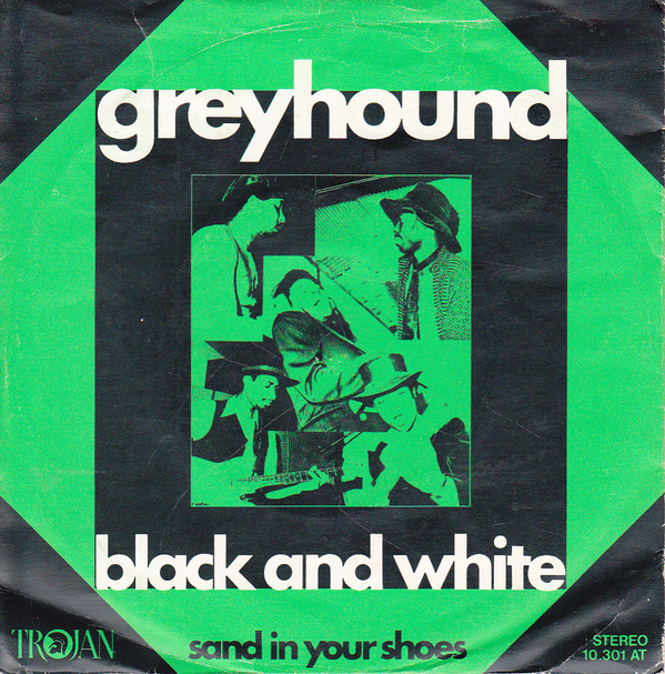 Cover Greyhound (4) - Black And White (7, Single, Pus) Schallplatten Ankauf