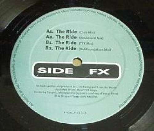 Cover Side FX (3) - The Ride (12) Schallplatten Ankauf