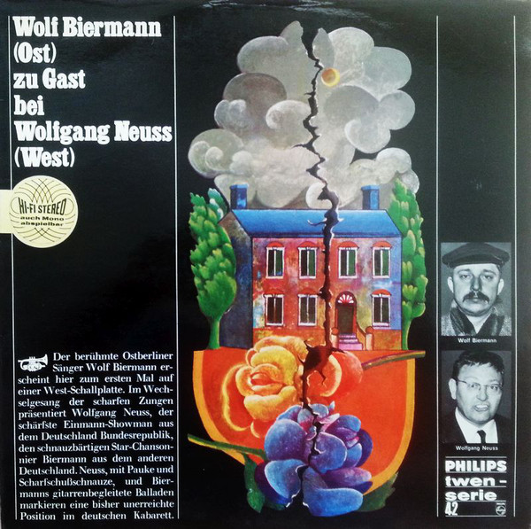Cover Wolf Biermann - Wolfgang Neuss - Wolf Biermann (Ost) Zu Gast Bei Wolfgang Neuss (West) (LP) Schallplatten Ankauf