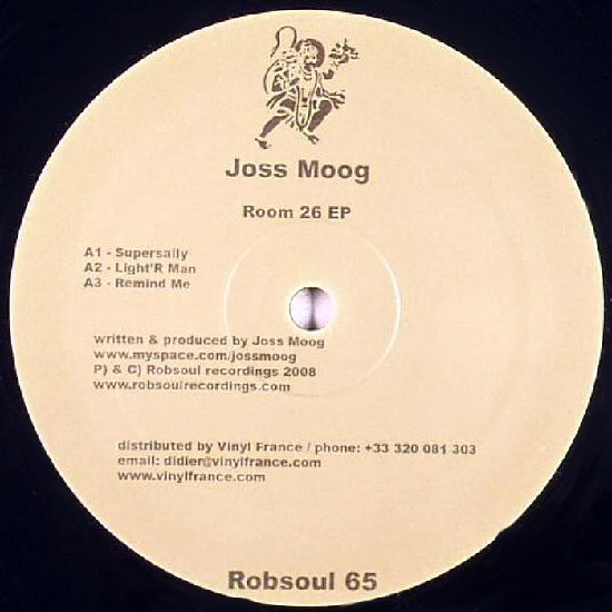 Cover Joss Moog - Room 26 EP (12, EP) Schallplatten Ankauf