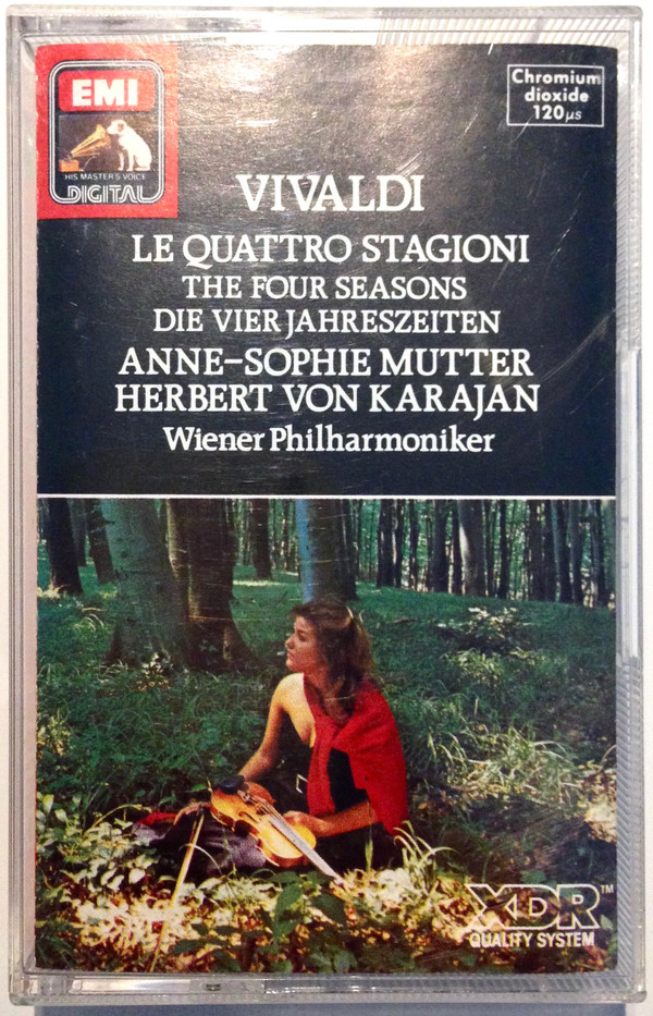 Cover Vivaldi*, Anne-Sophie Mutter, Wiener Philharmoniker, Herbert Von Karajan - Le Quattro Stagioni = The Four Seasons = Die Vier Jahreszeiten (Cass, Album) Schallplatten Ankauf