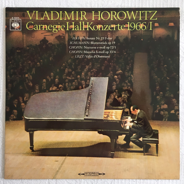 Cover Horowitz* - Carnegie Hall-Konzerte 1966/1 (LP) Schallplatten Ankauf