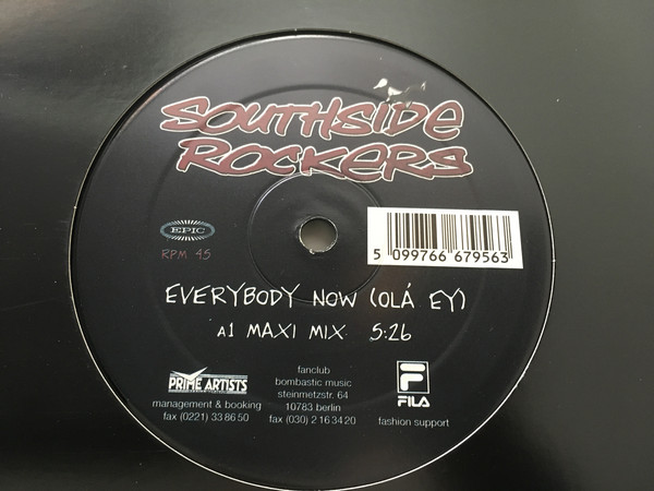 Cover Southside Rockers - Everybody Now (Olá Ey) (12) Schallplatten Ankauf
