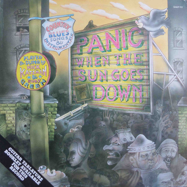 Cover Nick Katzman & Ruby Green - Panic When The Sun Goes Down (LP) Schallplatten Ankauf