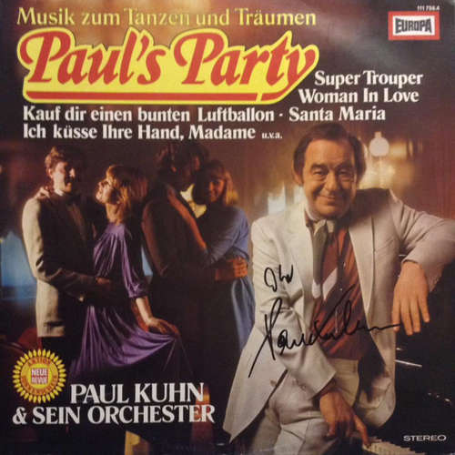 Cover Paul Kuhn & Sein Orchester* - Paul's Party (LP) Schallplatten Ankauf