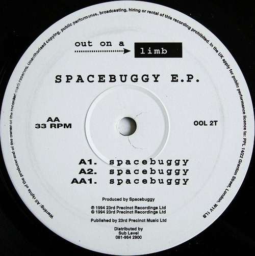 Cover Spacebuggy E.P. Schallplatten Ankauf