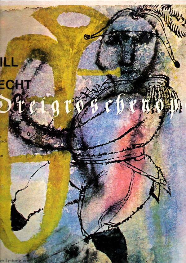Cover Kurt Weill, Bert Brecht*, Lotte Lenya - Die Dreigroschenoper (2xLP, RE, Red) Schallplatten Ankauf