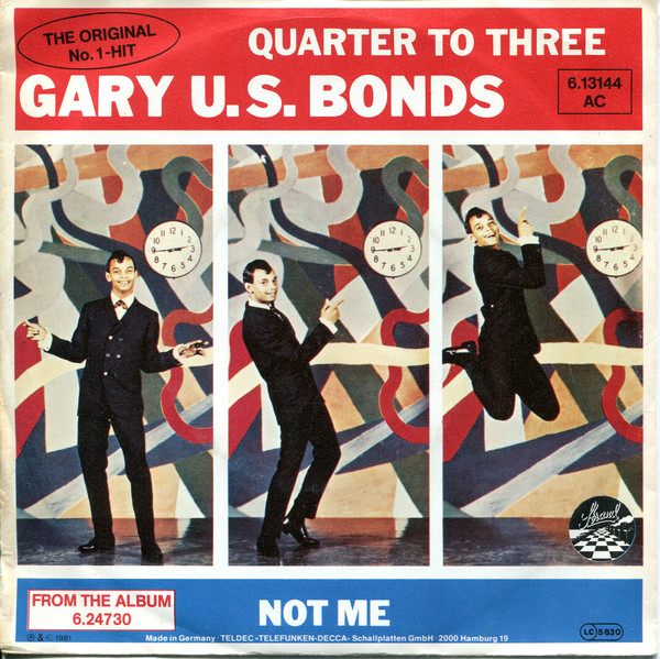 Cover Gary U.S. Bonds - Quarter To Three (7, Promo, RE) Schallplatten Ankauf