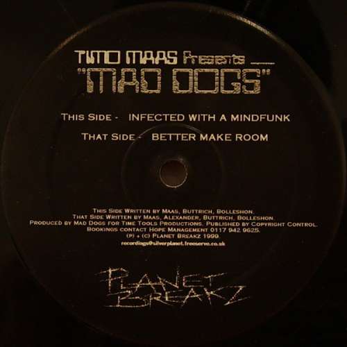 Cover Timo Maas Presents Mad Dogs - Mad Dogs EP (12, EP) Schallplatten Ankauf