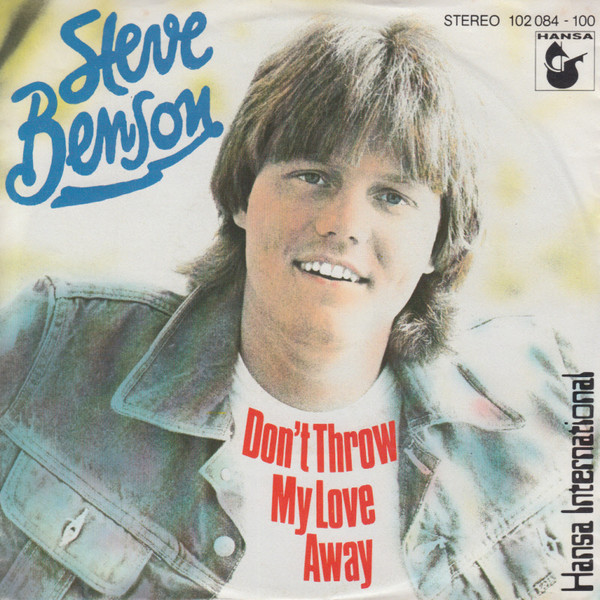 Cover Steve Benson - Don't Throw My Love Away (7, Single) Schallplatten Ankauf