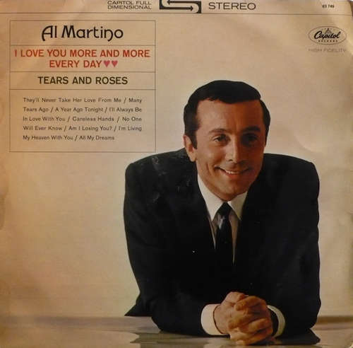 Cover Al Martino - I Love You More And More Every Day / Tears And Roses (LP, Album) Schallplatten Ankauf