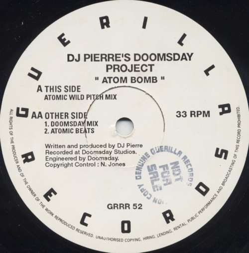 Cover Atom Bomb Schallplatten Ankauf