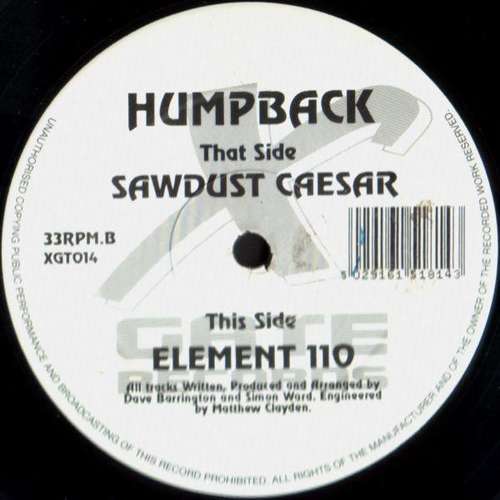 Cover Humpback - Sawdust Caesar / Element 110 (12) Schallplatten Ankauf