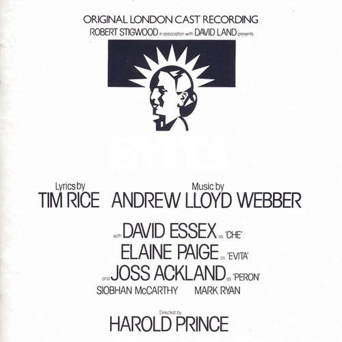 Cover Andrew Lloyd Webber And Tim Rice - Evita: Original London Cast Recording (CD, Album) Schallplatten Ankauf